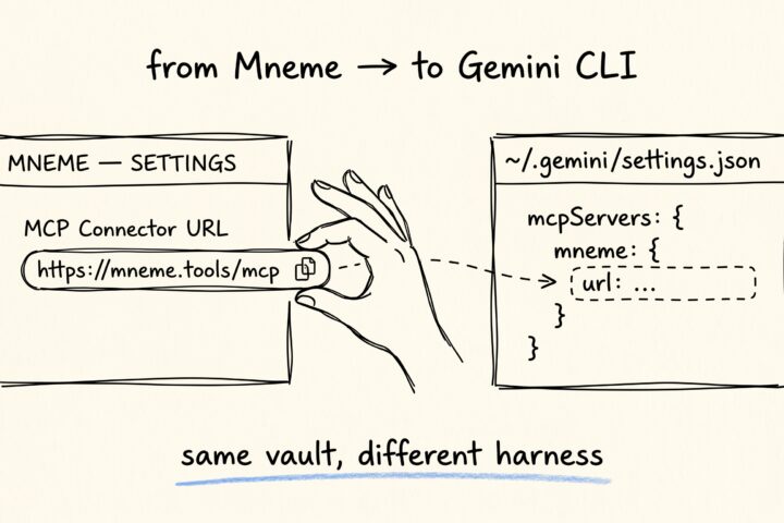 Connect Mneme to Gemini CLI